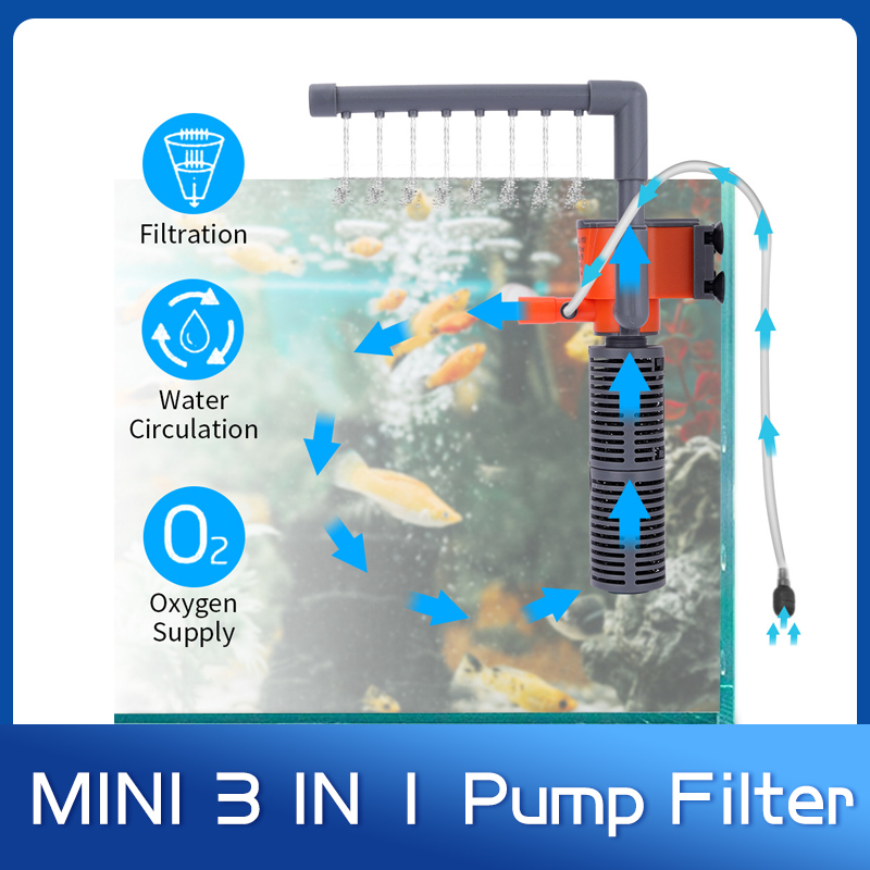 Xl Aquarium Fish - Xilong XL-666/777A Mini Pump Sauerstoff Filter