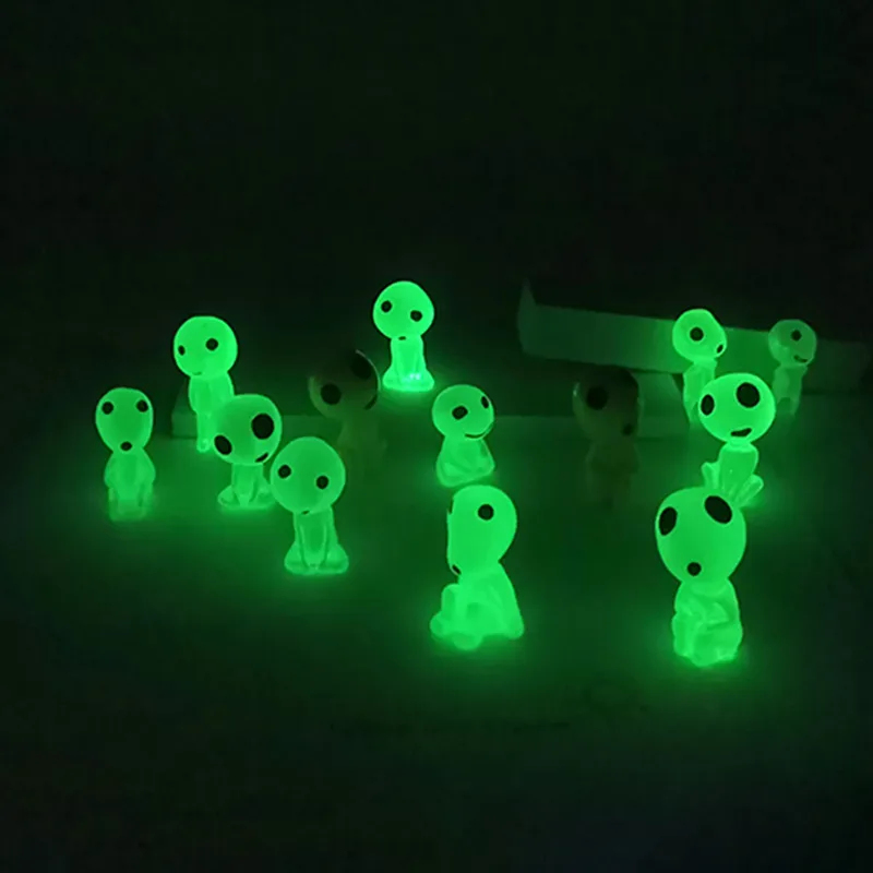 Aquarium Fish Types - Leuchtende Elfen-Minifiguren, Aquarium-Deko, Kodama, im Dunkeln