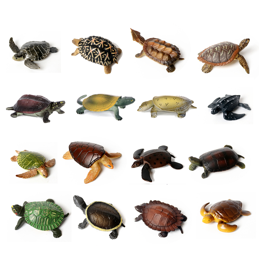 Aquarium Fish Items - Realistische Miniaturen Meeres leben Meeres schildkröte