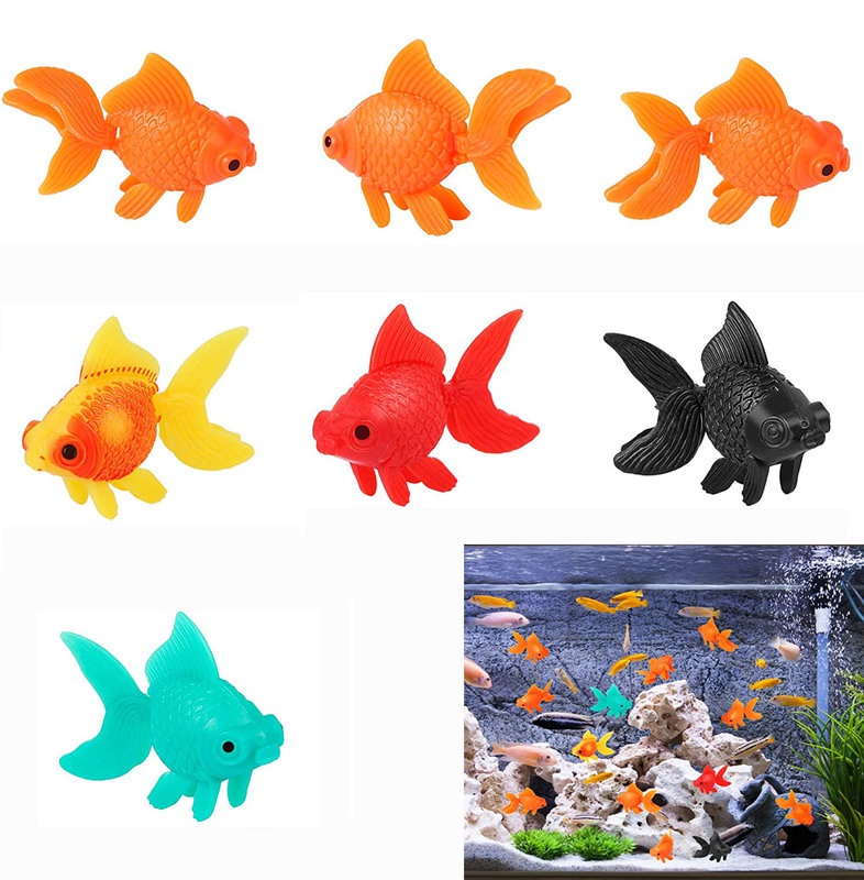 7-teilige künstliche Fische, F – Aquarium Fish In Bowl Bewertung und Preis