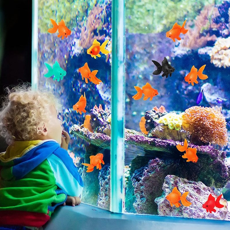 7-teilige künstliche Fische, F – Aquarium Fish In Bowl Bewertung und Preis