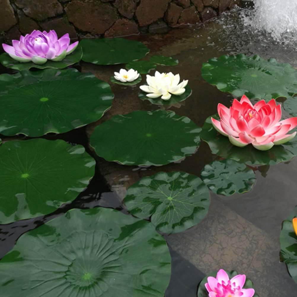 10 Stück Simulierte Lotusblätt – Aquarium Fish Pond Bewertung und Preis