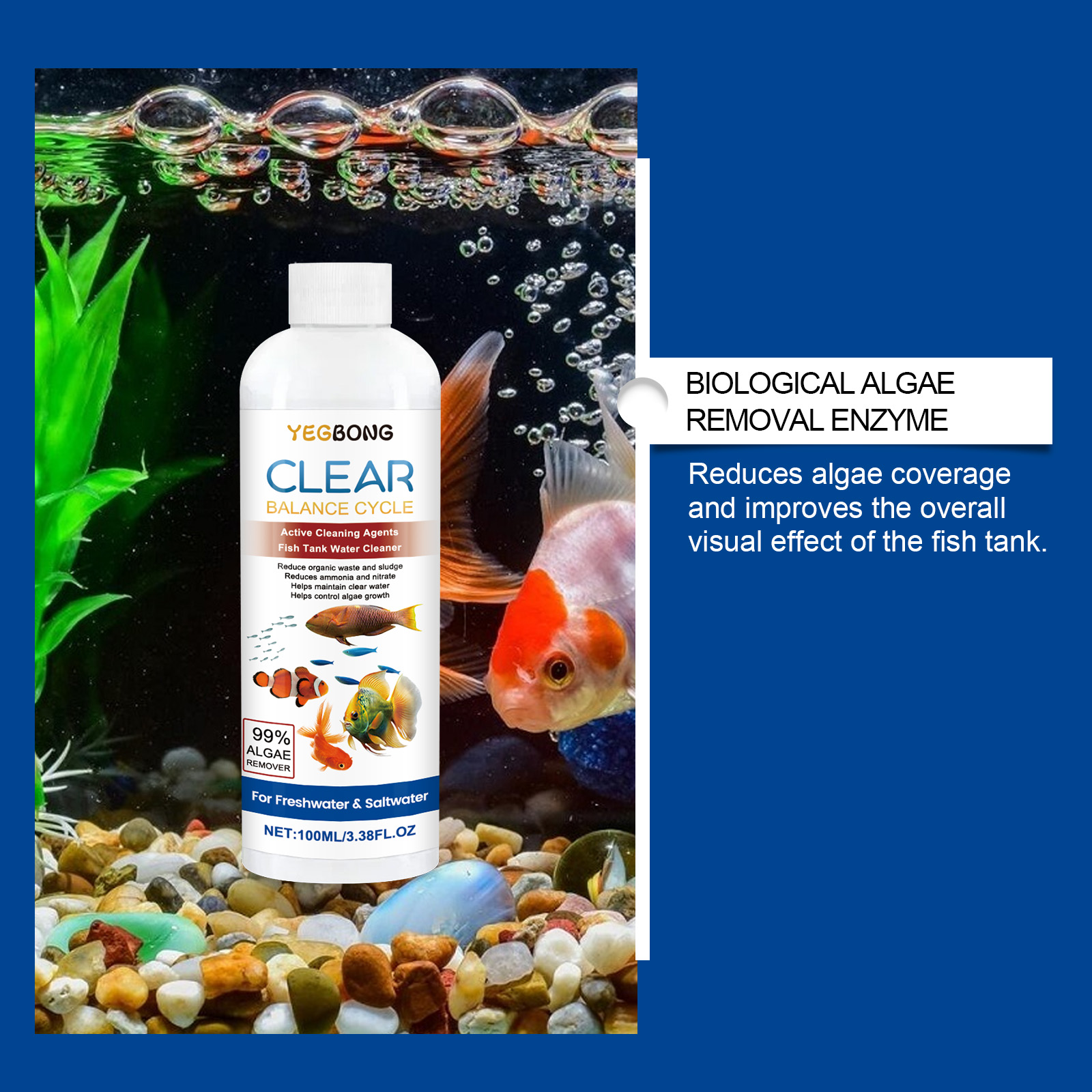 Aquarium-Wasser-Klärer, 100 ml – Aquarium Fish Maintenance Bewertung und Preis