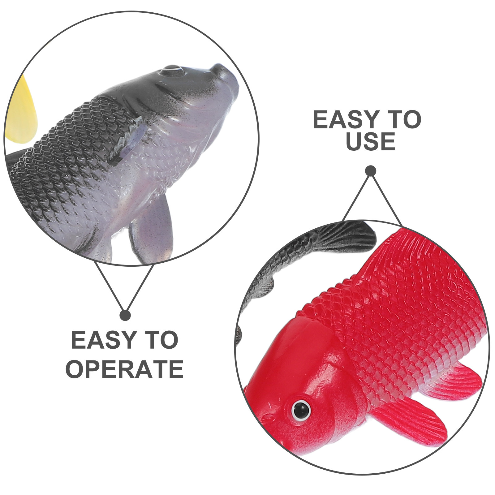 3-teiliges Fisch-Kunsthandwerk – Aquarium Fish Pond Bewertung und Preis